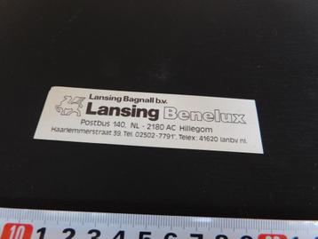 sticker hillegom lansing bagnall bv lansing benelux beschikbaar voor biedingen