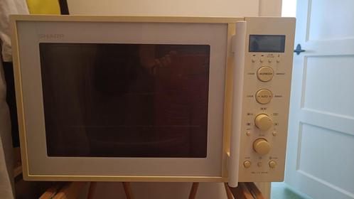 Combi Magnetron Sharp-R-939W-A, Witgoed en Apparatuur, Magnetrons, Gebruikt, Vrijstaand, Combimagnetron, 45 tot 60 cm, Grill, Hete lucht