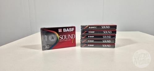 BASF Sound I Cassettebandje | Tape | 90 Minuten | Type 1, Cd's en Dvd's, Cassettebandjes, Nieuw in verpakking, Onbespeeld, 2 t/m 25 bandjes
