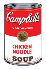 Andy Warhol(1928)Lithografie"Campbells Chicken Noodle"Ges Ge, Antiek en Kunst, Ophalen of Verzenden