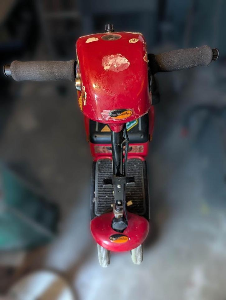 practi comfort opvouwbare scootmobiel, Diversen, Brommobielen en Scootmobielen, Gebruikt, Overige merken, 15 km of minder, 10 km/u of minder