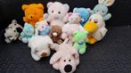 Partij vintage knuffels pastel kleuren jaren 70, 80, 90. S17, Tweedehands verkoop, Tweedehands verkoop, Gebruikt, Overige typen