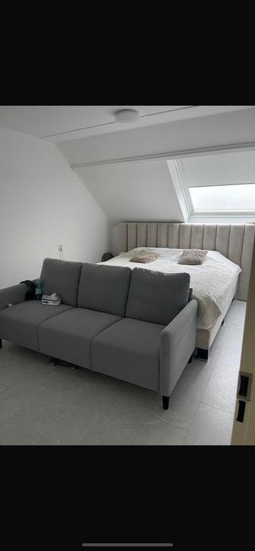 Lichtgrijze bank ikea angersby 3 zitplekken 