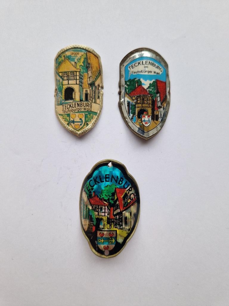 gebruikte Wandelstokemblemen Duitsland / Tecklenburg (3), Verzamelen, Speldjes, Pins en Buttons, Ophalen of Verzenden, Gebruikt