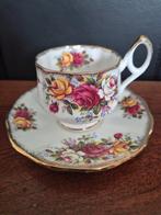 Rosina fine bone china england, Ophalen of Verzenden, Gebruikt, Kop en/of schotel