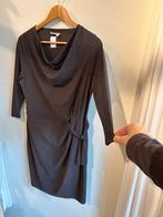 Belluna Donkerbruine Travelstof Jurk - Maat 40, Maat 38/40 (M), Studio Anneloes, Bruin, Irie Wash