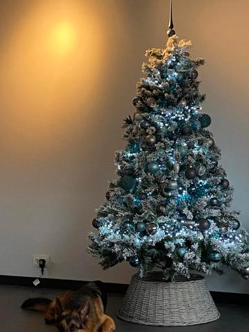 Kerstboom met sneeuw (210cm) beschikbaar voor biedingen