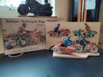 Antieke blikken motorfietsen set SFA France, Antiek en Kunst, Ophalen of Verzenden