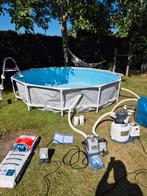 intex, 366 x 76 cm, zoutregeneratie systeem, compleet., Ophalen, Minder dan 80 cm, Rond, 300 cm of meer