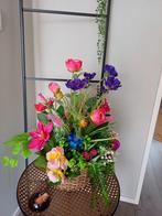 Nieuw Zijden Bloemstuk - Kleurrijk, Huis en Inrichting, Kamerplanten, Ophalen of Verzenden, Halfschaduw, Minder dan 100 cm
