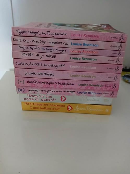 Louise Rennison - complete Georgia serie, Boeken, Kinderboeken | Jeugd | 13 jaar en ouder, Zo goed als nieuw, Fictie, Ophalen of Verzenden