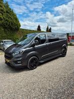 Ford Transit Custom 2.0 170PK L2h2 Automaat dubbel cabine, Stof, 1995 cc, Zwart, 14 km/l