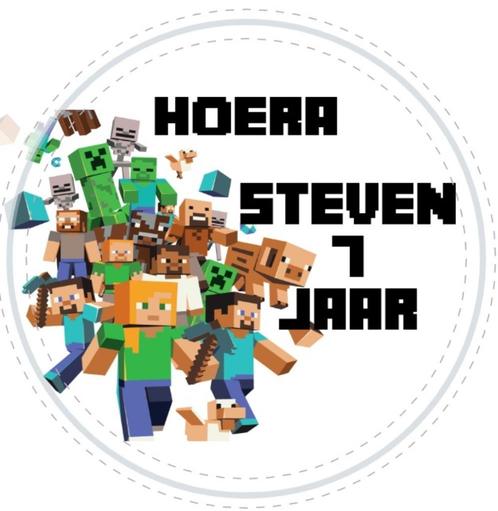 . MINECRAFT traktatie uitdeel spullen, minifiguren, stickers, Verzamelen, Poppetjes en Figuurtjes, Zo goed als nieuw, Ophalen of Verzenden