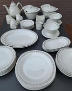 Compleet 6 pers. Zweeds servies set Santo Rörstrand, Ophalen, Gebruikt, Overige stijlen, Porselein