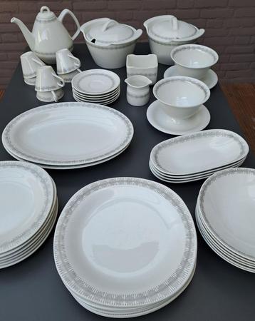 Compleet 6 pers. Zweeds servies set Santo Rörstrand  beschikbaar voor biedingen