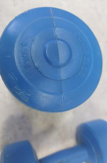 2 Dumbbells 3 1/2 kg beschikbaar voor biedingen