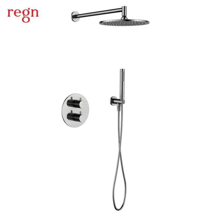 Regn luxe thermostatische regendoucheset afbouwdelen, Doe-het-zelf en Verbouw, Sanitair, Nieuw, Douche, Rvs, Ophalen of Verzenden