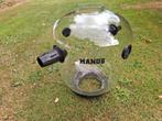 Melkopvangglas manus