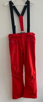 Rode skibroek Salomon met bretels maat M, Broek, Maat 48/50 (M), Ophalen of Verzenden, Salomon
