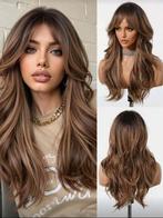 Mooie pruik/haarwerk/wig in div tinten bruin 24 inch, Sieraden, Tassen en Uiterlijk, Uiterlijk | Haarverzorging, Ophalen of Verzenden