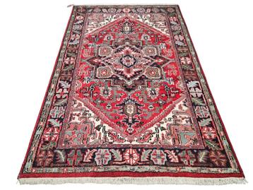 Handgeknoopt oosters wol Heriz tapijt medallion 140x210cm beschikbaar voor biedingen
