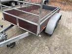 tandemasser aanhanger geremd met kenteken en opknapper enkel, Ophalen, Gebruikt