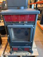 La Nordica Houtkachel - Rode Keramische Afwerking, Huis en Inrichting, Kachels, Ophalen, Italie, Gebruikt, Houtkachel