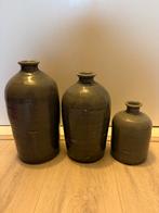 3 vazen/ kruiken, Ophalen, Zo goed als nieuw, Glas, Minder dan 50 cm