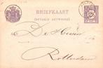 Briefkaart 2½ Ct. gelopen met -gemeentestempel Aalten 1883, Verzamelen, Ansichtkaarten | Nederland, Verzenden, Voor 1920, Gelopen
