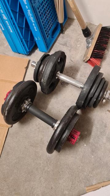 Dumbbell Set – 2x 17,5 kg – ATX & No-Name beschikbaar voor biedingen