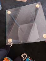 Glazen Bijzettafel Vierkant - Modern Design, Ophalen, Minder dan 45 cm, Minder dan 55 cm, Gebruikt