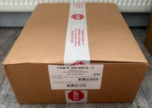 Pokémon S&V Paldean Fates Elite Trainer Box Sealed Case, Hobby en Vrije tijd, Verzamelkaartspellen | Pokémon, Nieuw, Overige typen