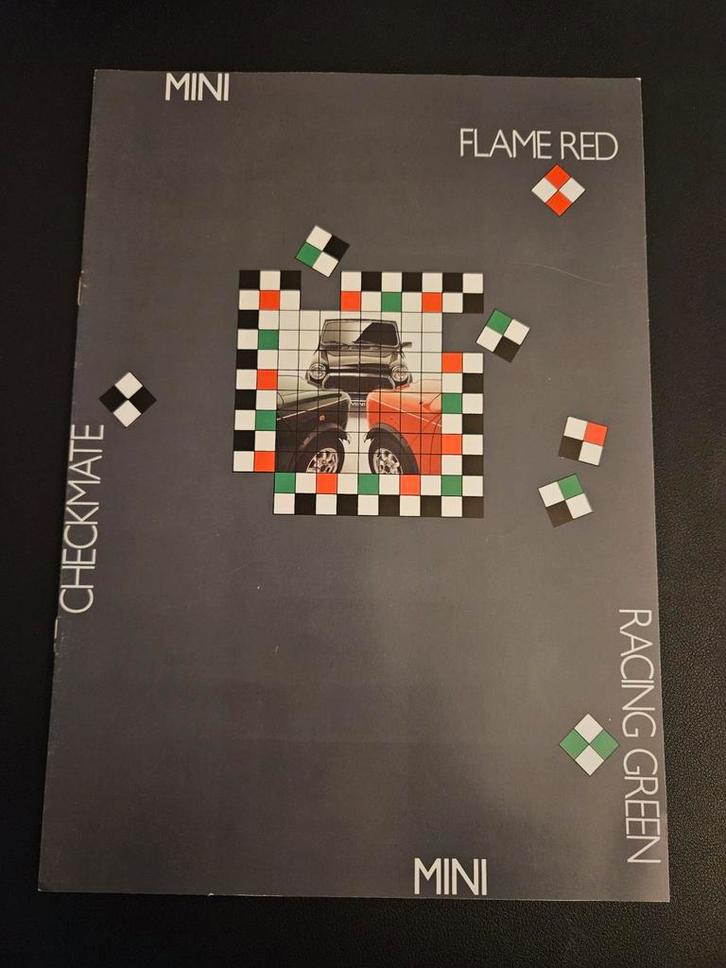Brochure Mini Flame Red / Checkmate / Racing Green, Boeken, Auto's | Folders en Tijdschriften, Zo goed als nieuw, Overige merken
