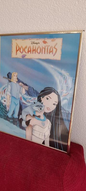 Pocahontas poster ingelijst beschikbaar voor biedingen