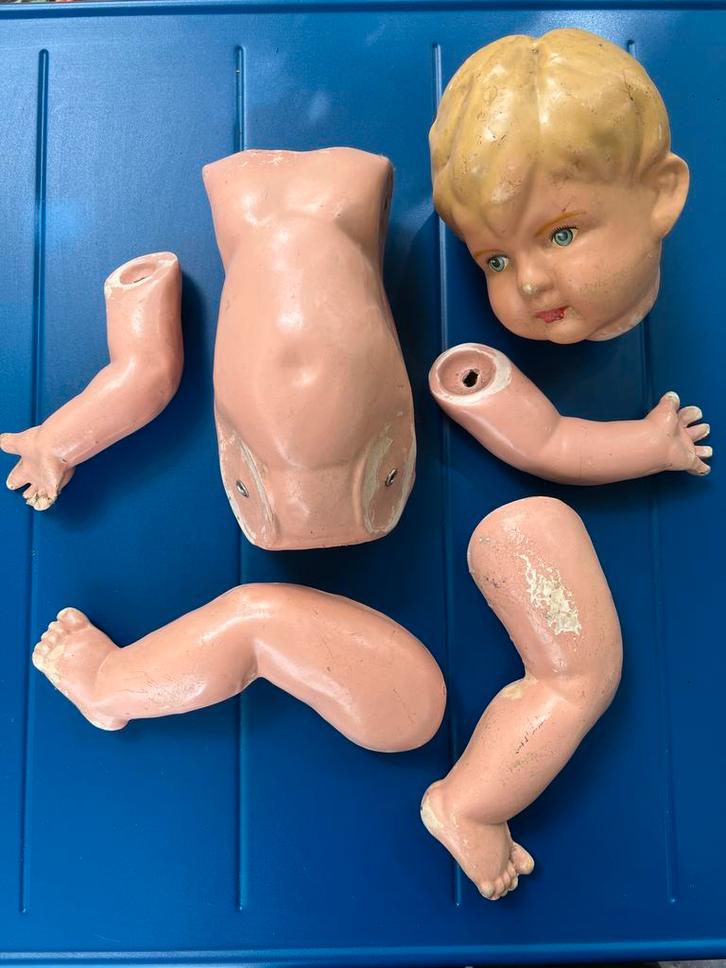 Pop Wildebras papier mache, uit ca 1950, Antiek en Kunst, Antiek | Speelgoed, Ophalen of Verzenden