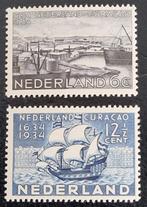 Nederland 1934 - nvph 267-268 - Curaçao, Postzegels en Munten, Postzegels | Nederland, T/m 1940, Verzenden, Postfris