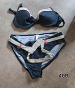 Bikini 40B blauw maritiem, Ophalen of Verzenden, Zo goed als nieuw, Blauw, Bikini