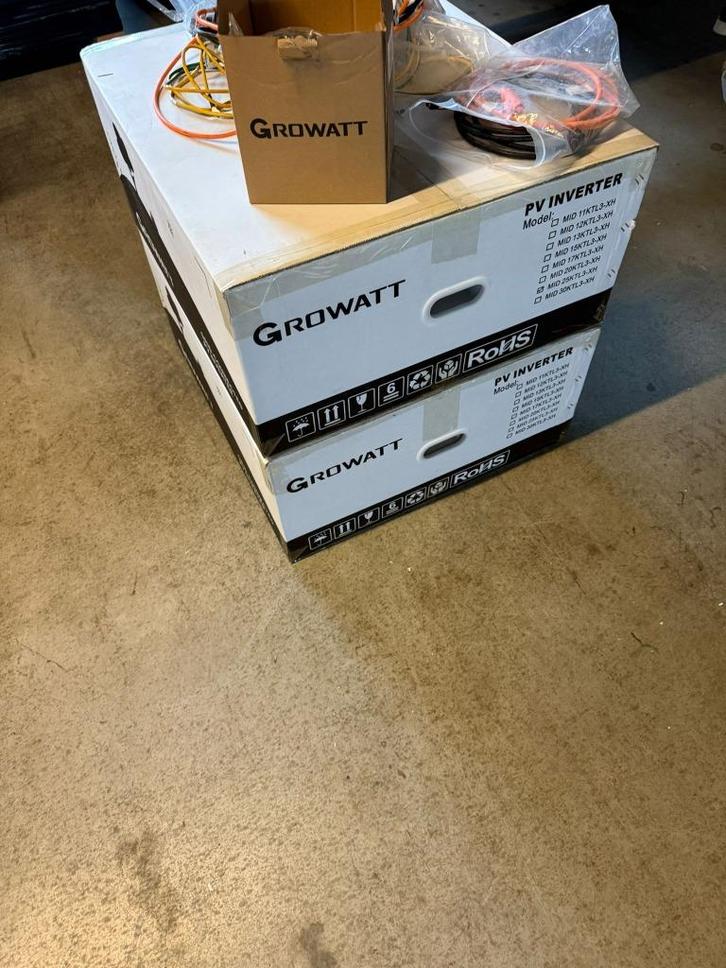 Growatt MID 25KTL3-XH – NIEUW in doos ( 2 stuks), Doe-het-zelf en Verbouw, Zonnepanelen en Toebehoren, Nieuw, Paneel, Ophalen of Verzenden