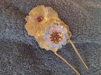 Antiek vuurverguld sieraad pin hoedenpin art nouveau France, Ophalen of Verzenden, Overige materialen, Broche