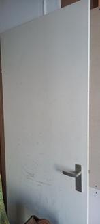 Opdekdeur met stalen kozijn gratis af te halen, Doe-het-zelf en Verbouw, Kozijnen en Schuifpuien, Deurkozijn, Zo goed als nieuw