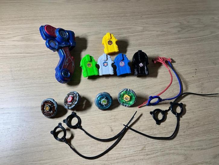 Beyblade Tollen Set, Verzamelen, Speelgoed, Gebruikt, Ophalen of Verzenden