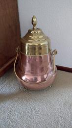 Koperen ketel met deksel - doofpot, Antiek en Kunst, Antiek | Koper en Brons, Ophalen, Koper