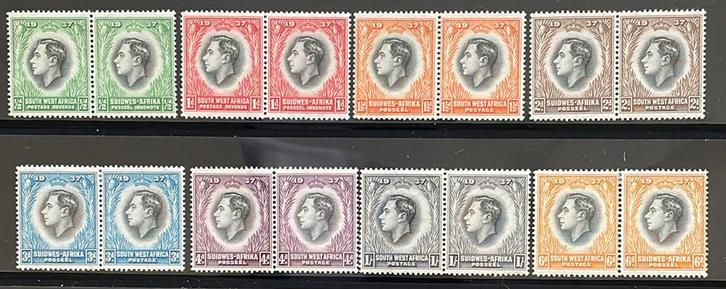 South West Africa-Suidwes Africa - GVI - 1937 coronation, Postzegels en Munten, Postzegels | Afrika, Overige landen, Ophalen of Verzenden