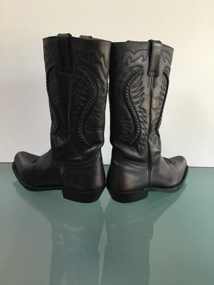GRATIS VERZENDEN | SANCHO bohemian bruine bikerboots 38, Kleding | Dames, Schoenen, Zo goed als nieuw, Hoge laarzen, Bruin, Verzenden