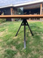 eiken tafel met spinpoot, Huis en Inrichting, Tafels | Eettafels, Gebruikt, Eikenhout, 200 cm of meer, Vijf personen of meer
