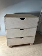 De Eekhoorn Ladekast met 3 Lades Blank Hout, Huis en Inrichting, Zo goed als nieuw, 3 of 4 laden, Minder dan 100 cm, 25 tot 50 cm