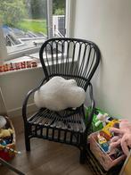 Ikea Rotan stoel - rieten stoel, Huis en Inrichting, Stoelen, Zwart, Riet of Rotan, Ophalen of Verzenden, Zo goed als nieuw