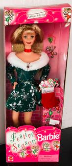 1997 Festive Season Kerst Barbie 18909, USA,nieuw in doos, Ophalen, Nieuw, Fashion Doll