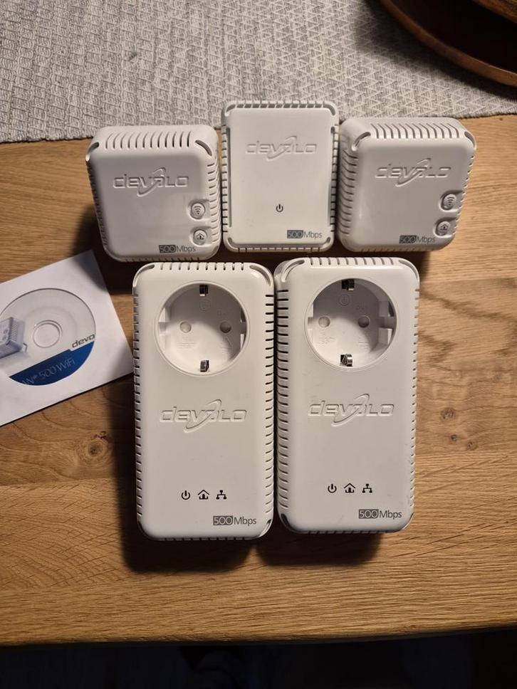 Devolo dLAN 500 WiFi Set - Complete Set, Computers en Software, WiFi-versterkers, Gebruikt, Ophalen of Verzenden