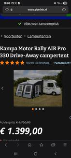 Kampa motor rally air 330 driveaway pro, Nette staat €275.--, Caravans en Kamperen, Ophalen, Gebruikt